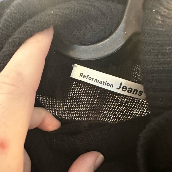 %100 Cashmere Designer Reformation Jeans Turktleneck Sweater - Picture 4 of 13